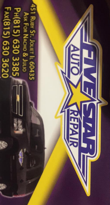 Five Star Auto Repair Logo