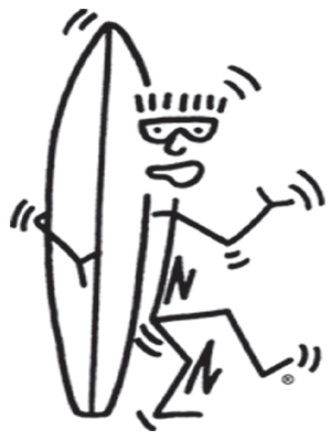 Surfguys Surf School Logo