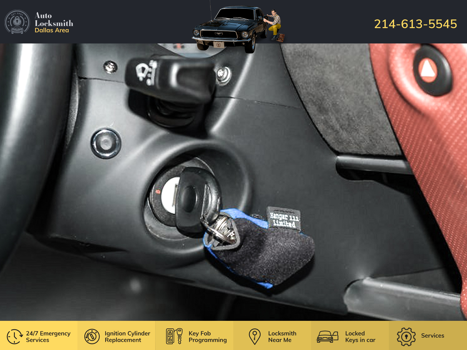 Auto Locksmith TX Area Image