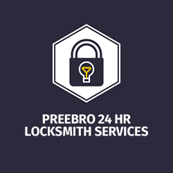 Preebro 24 hr Locksmith Services Logo