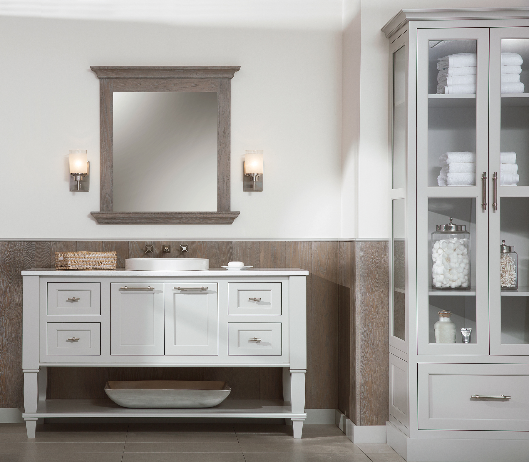 Bathroom furniture cabinets by Dura Supreme Cabinetry