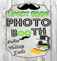 Lucky Frog Photo Booth Logo
