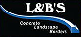 L &amp; B&apos;s Concrete Landscape Borders Logo