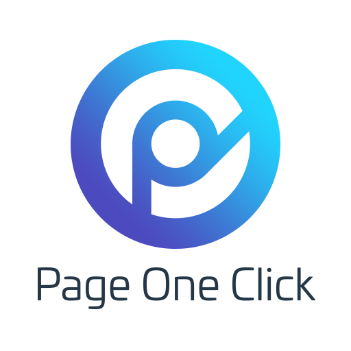 Page One Click Logo