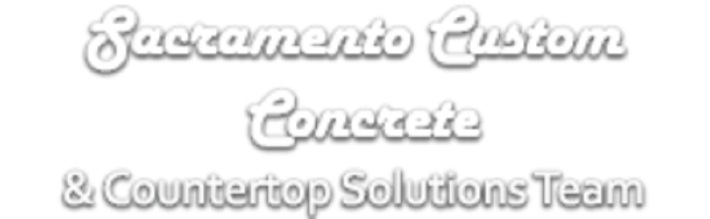 Sacramento Custom Concrete &amp; Countertop Solutions Team Logo
