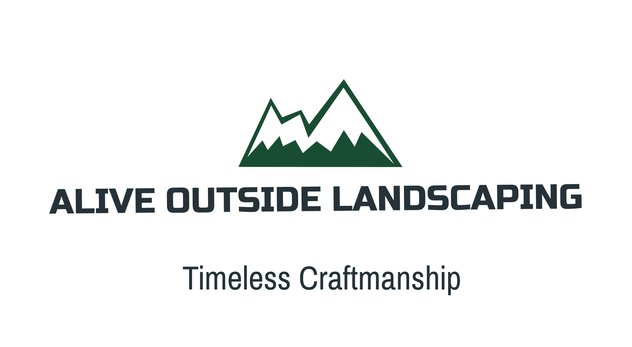 Alive Outside Landscaping Logo