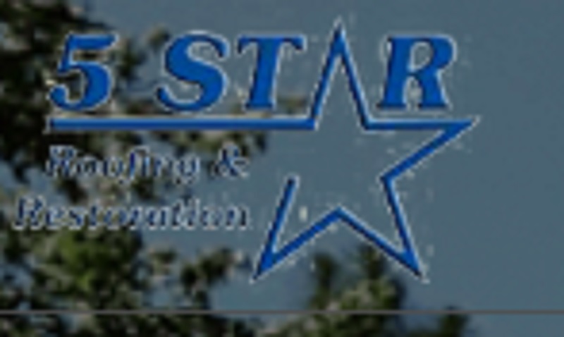 5 Star Roofing &amp; Restoration Logo
