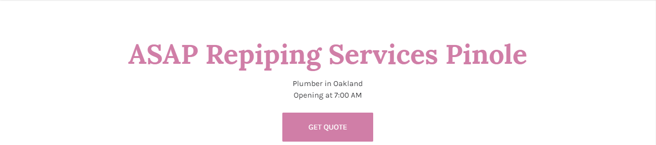 ASAP Repiping Services Pinole Logo