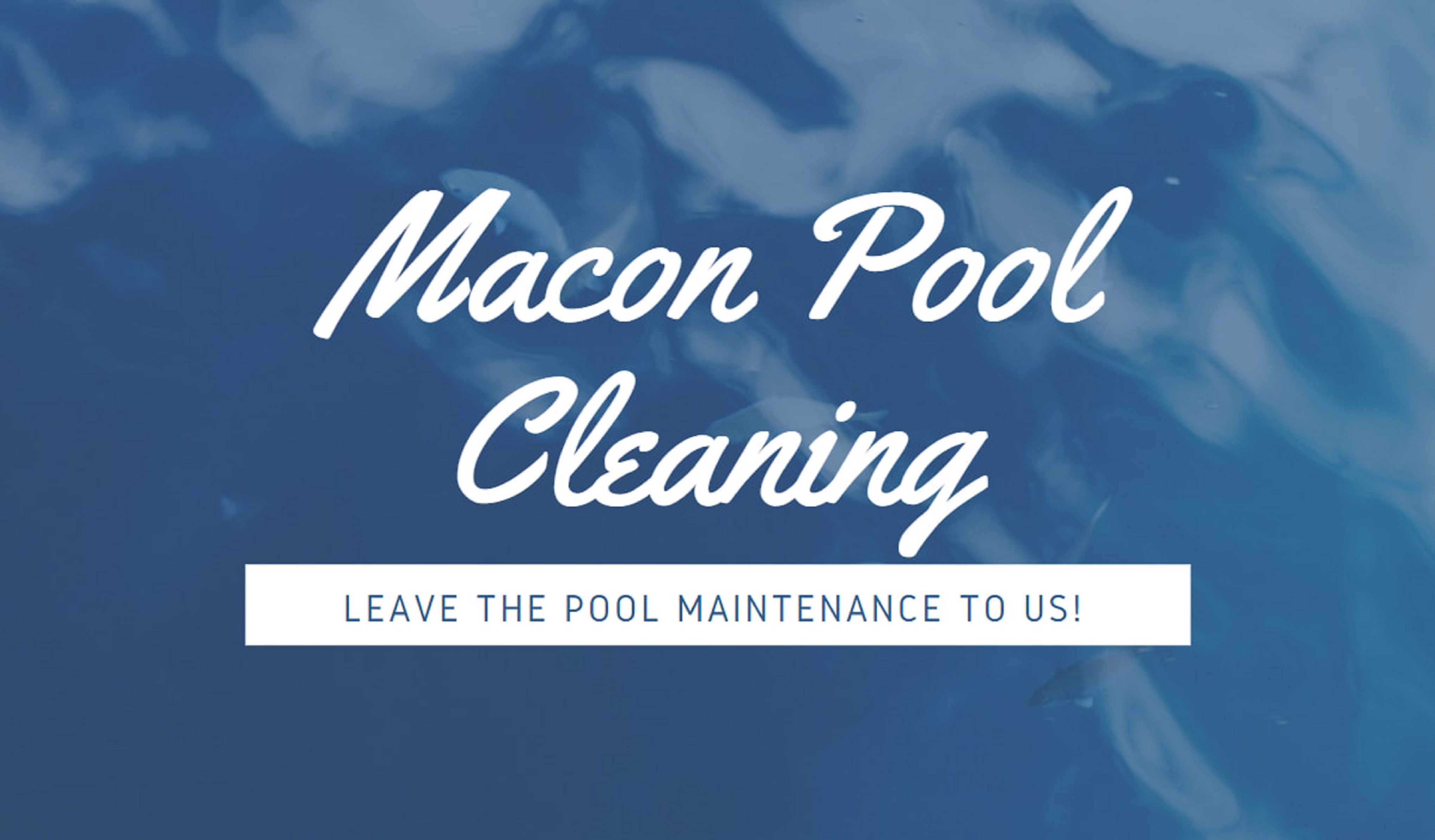 Macon Pool Construction &amp; Cleaning Service Logo