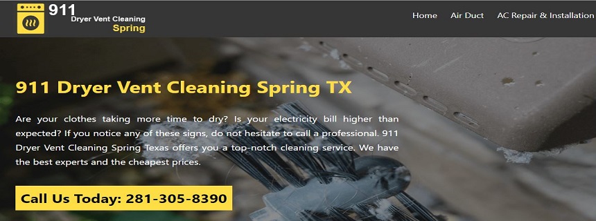 911 Dryer Vent Cleaning Spring TX Image
