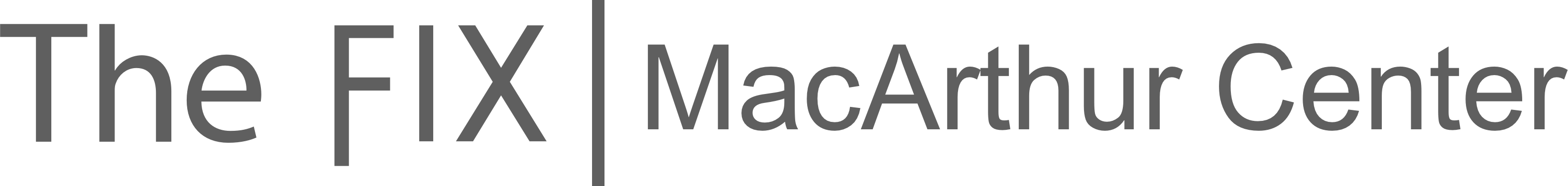 The FIX - MacArthur Center Logo