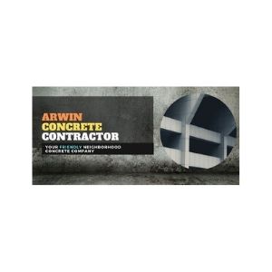 Arwin Concrete Contractor Logo