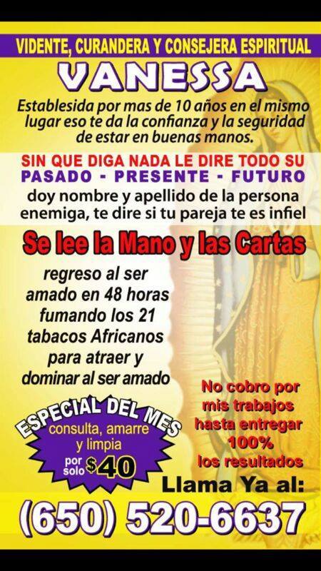 Astrologa y Curandera Vanessa Image