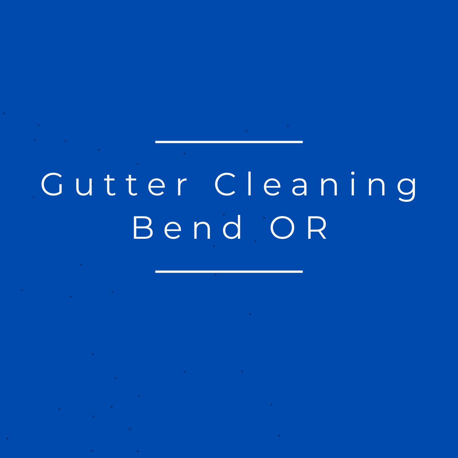 Gutter Cleaning Bend OR Logo