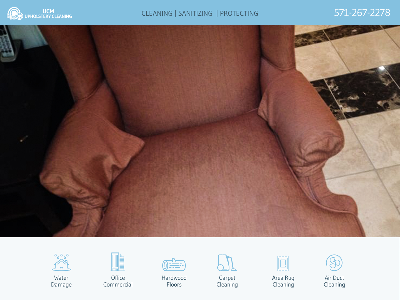 UCM Upholstery Cleaning Image