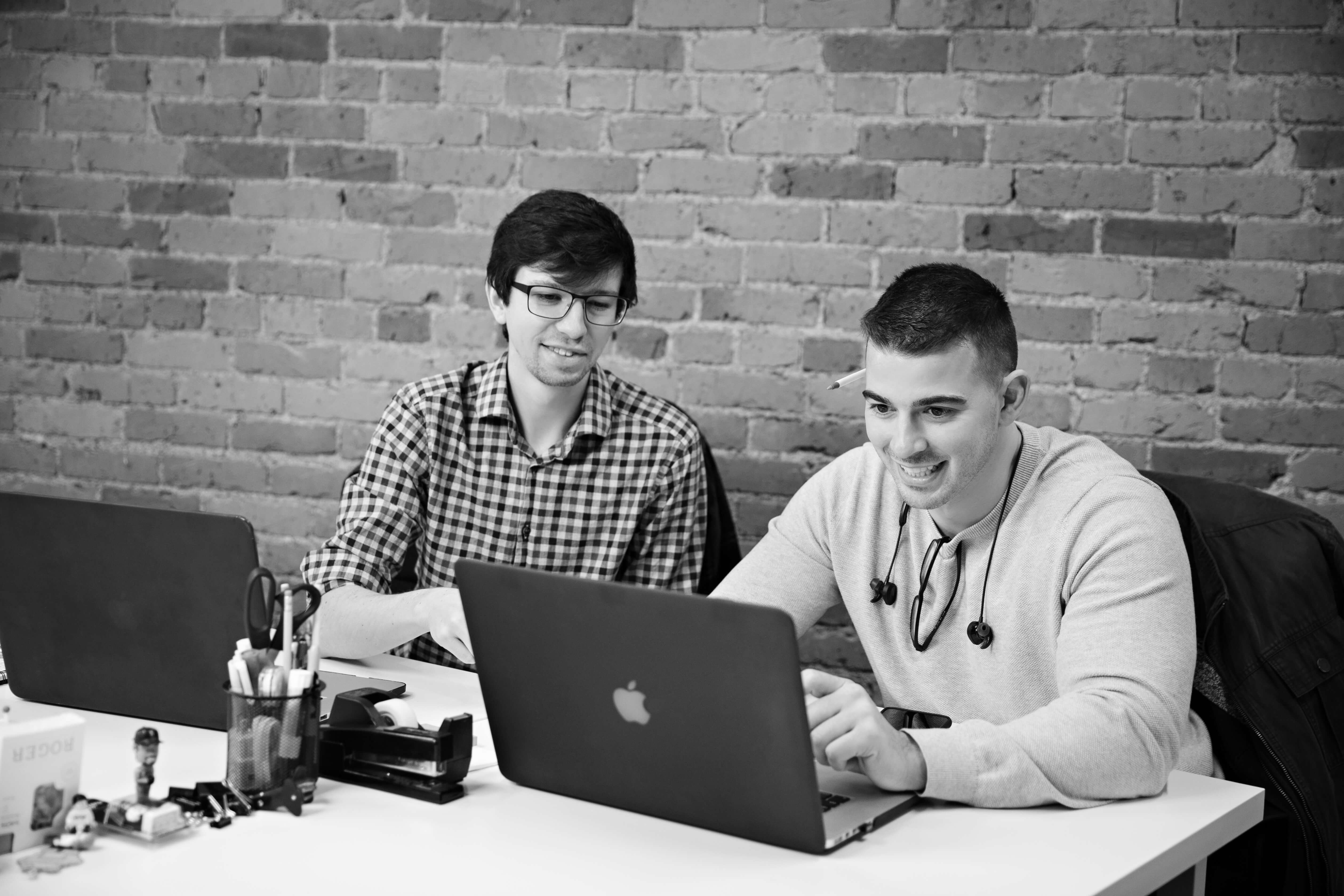 Seattle SEO Agency Owners Shane & Trenton In Pioneer Square Office