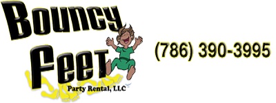 Bouncy Feet Party Rental Logo