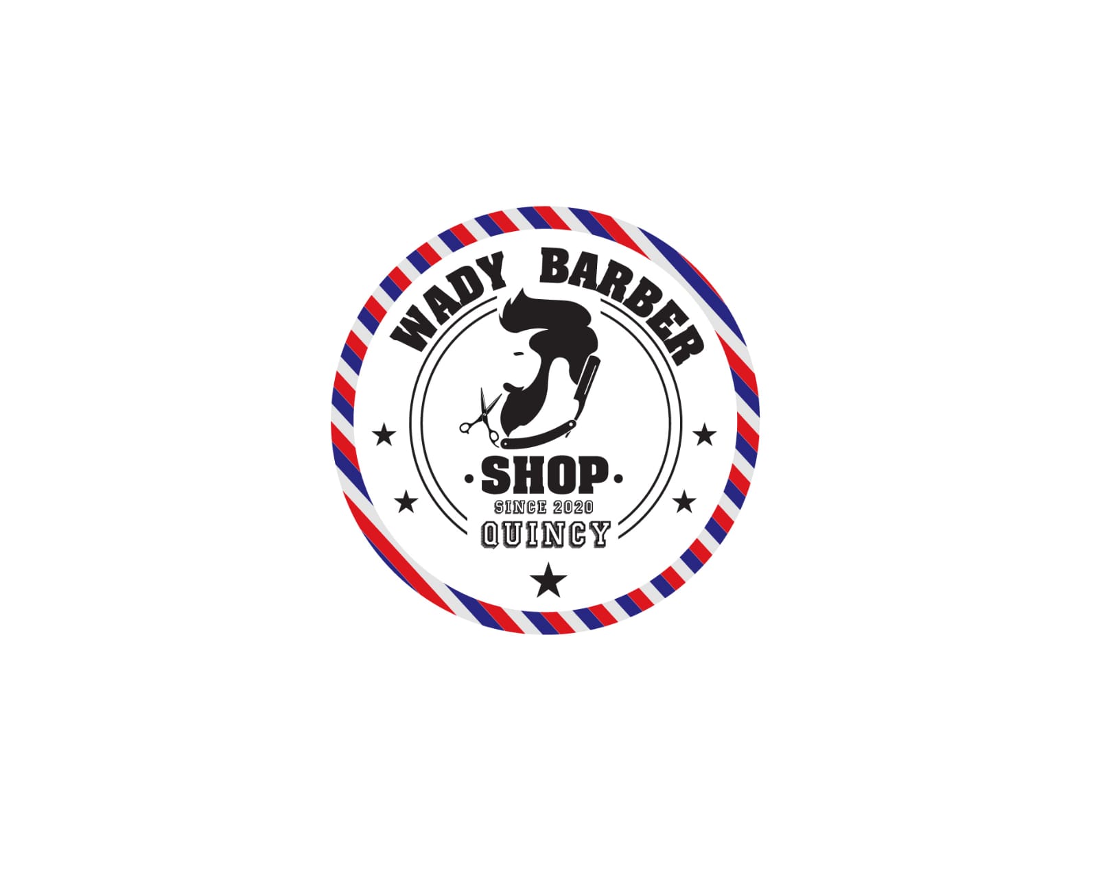 Wady Barber shop. Logo