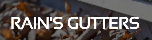 RAIN'S GUTTERS Logo
