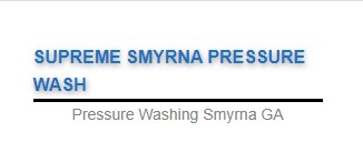 Supreme Smyrna Pressure Wash Logo