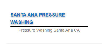 Santa Ana Pressure Washing Logo