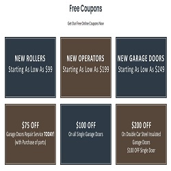 Pasadena TX Garage Door Logo