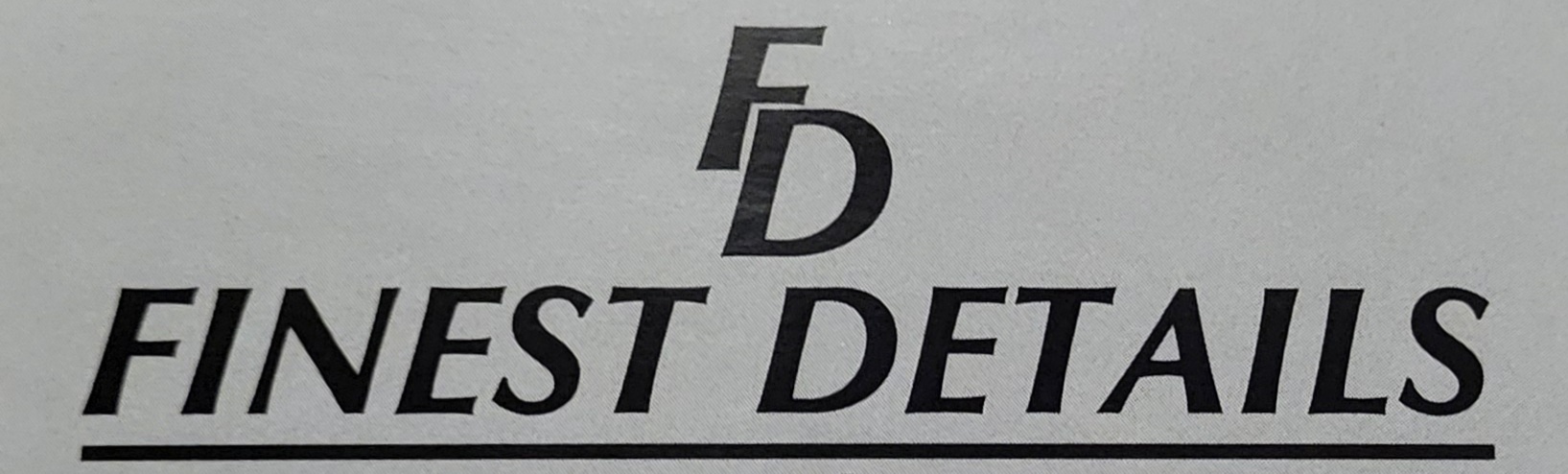Finest Details - Mobile Detailing &amp; Carpet Cleaning Logo