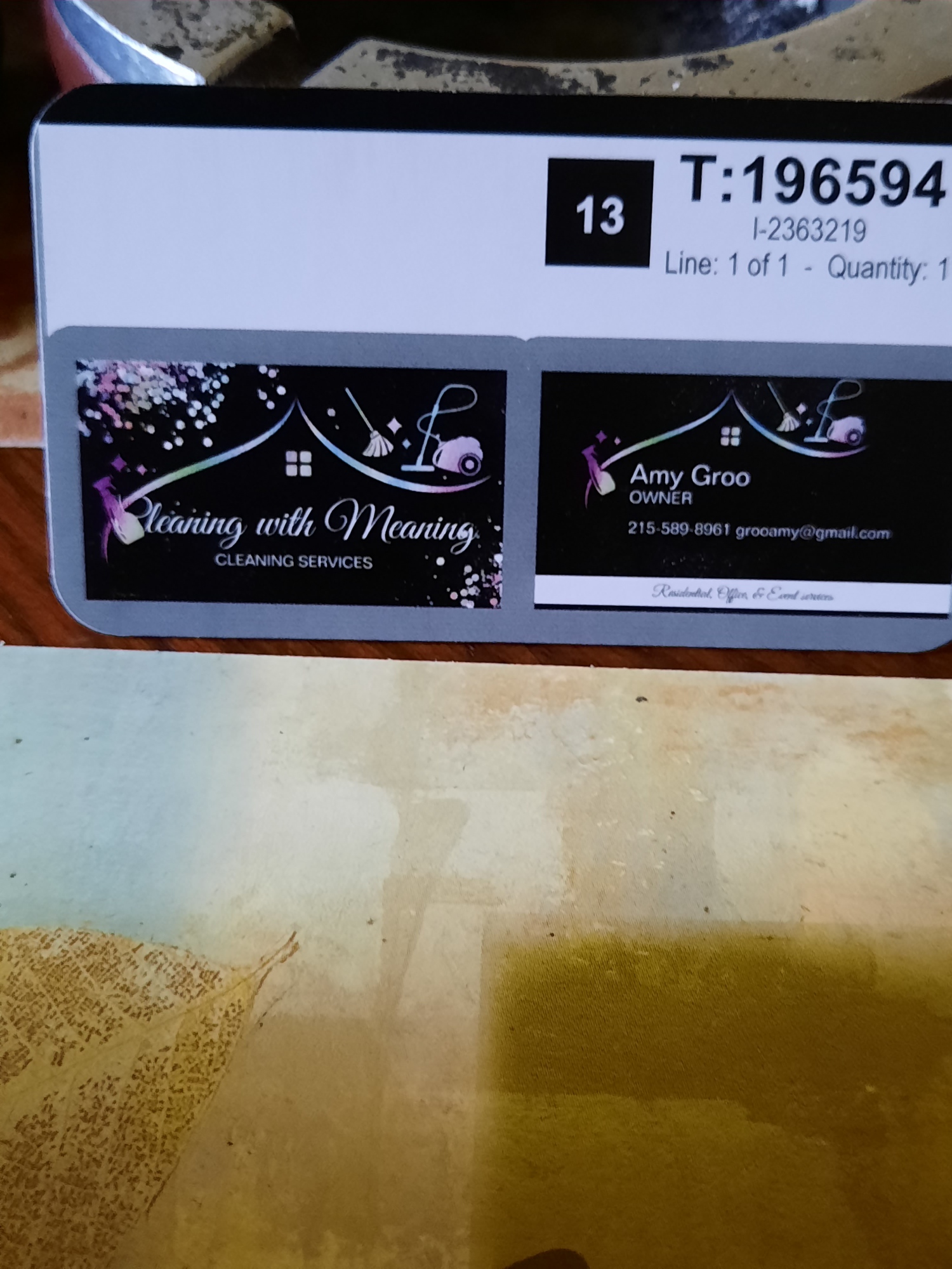 Cleaning with Meaning Logo