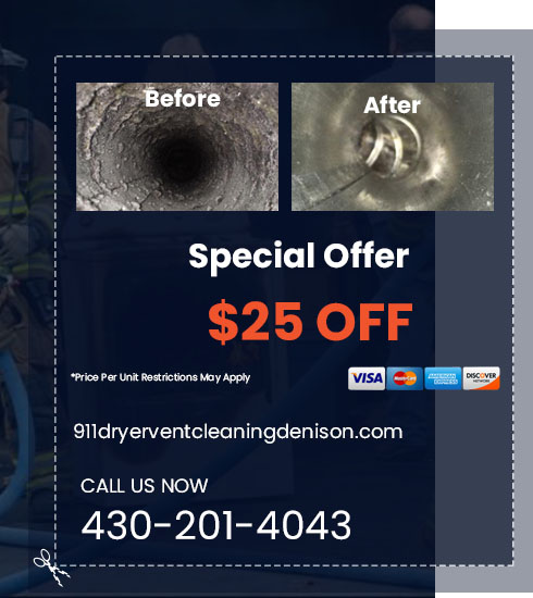 911 Dryer Vent Cleaning Denison TX Logo