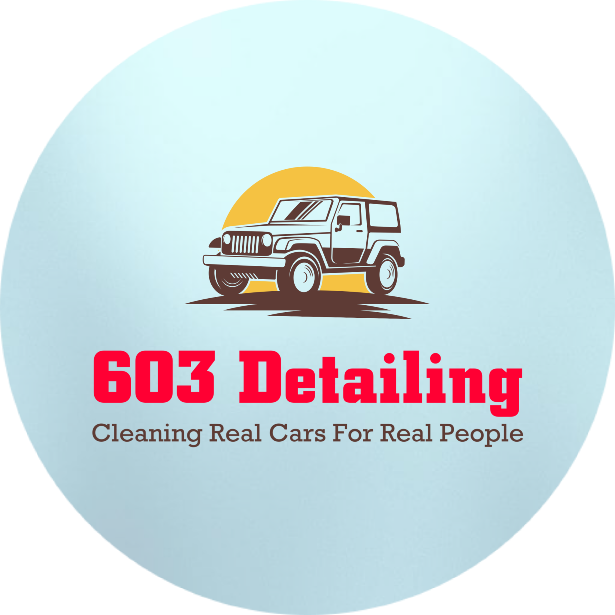 603 Auto Detailing Logo