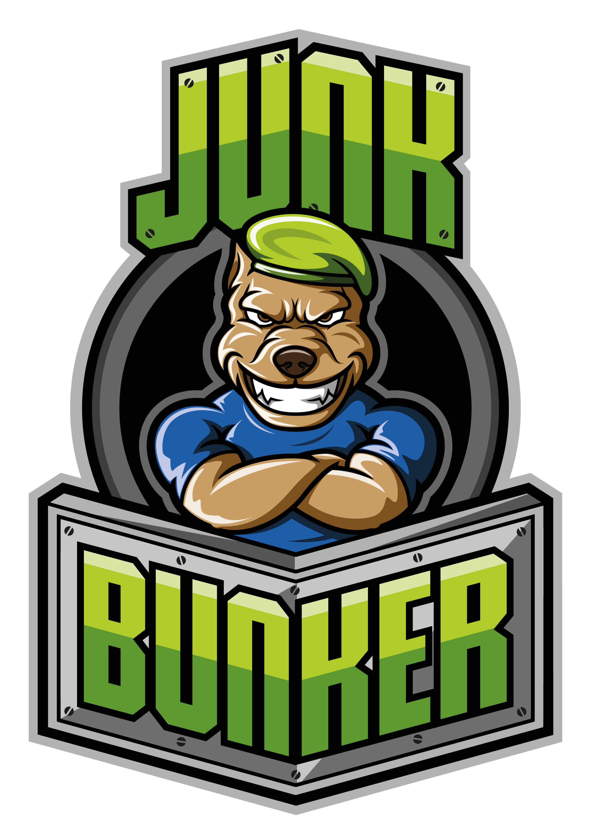 Junk Bunker Junk Removal Logo