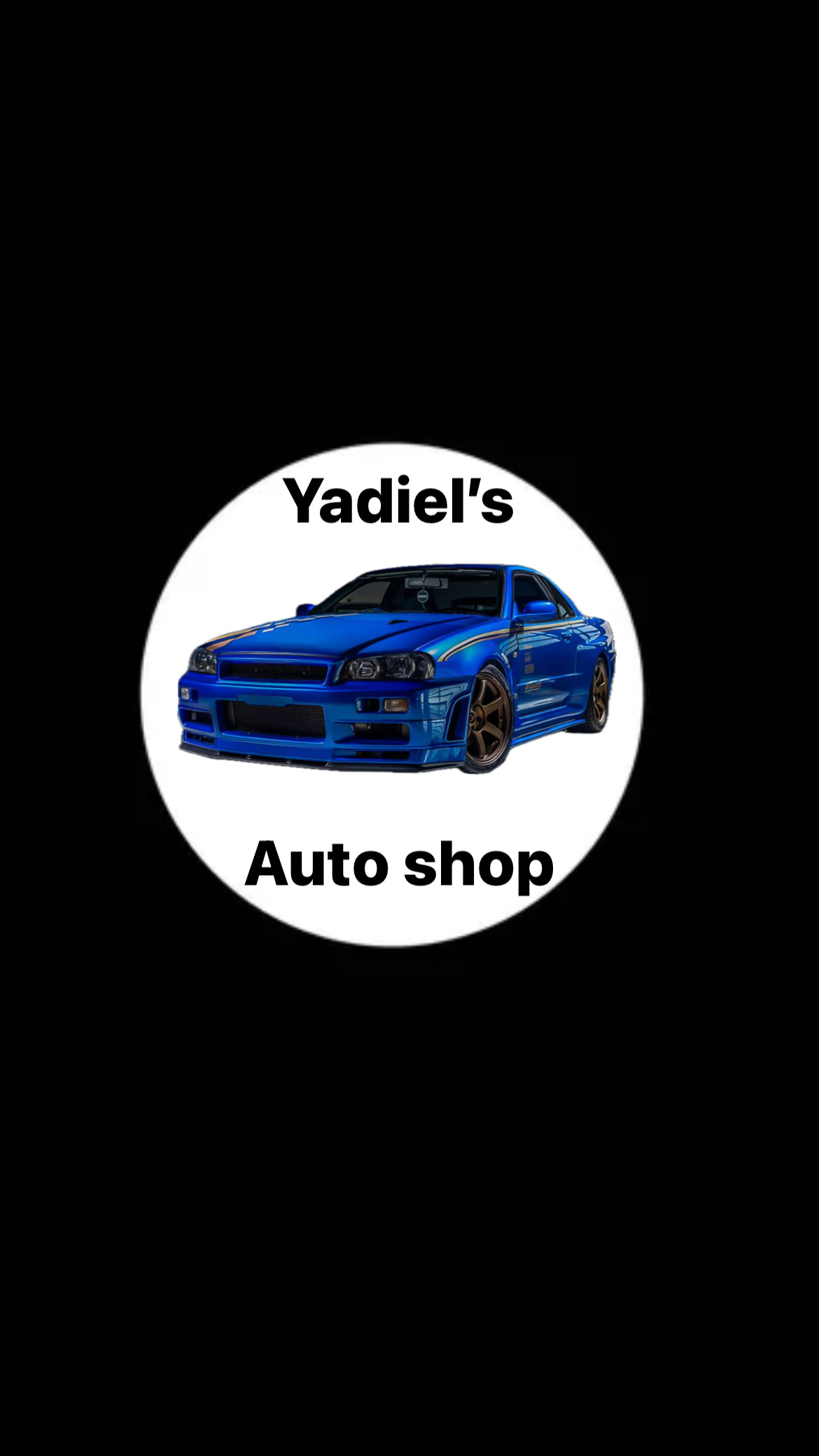 Yadiels Auto Shop Logo