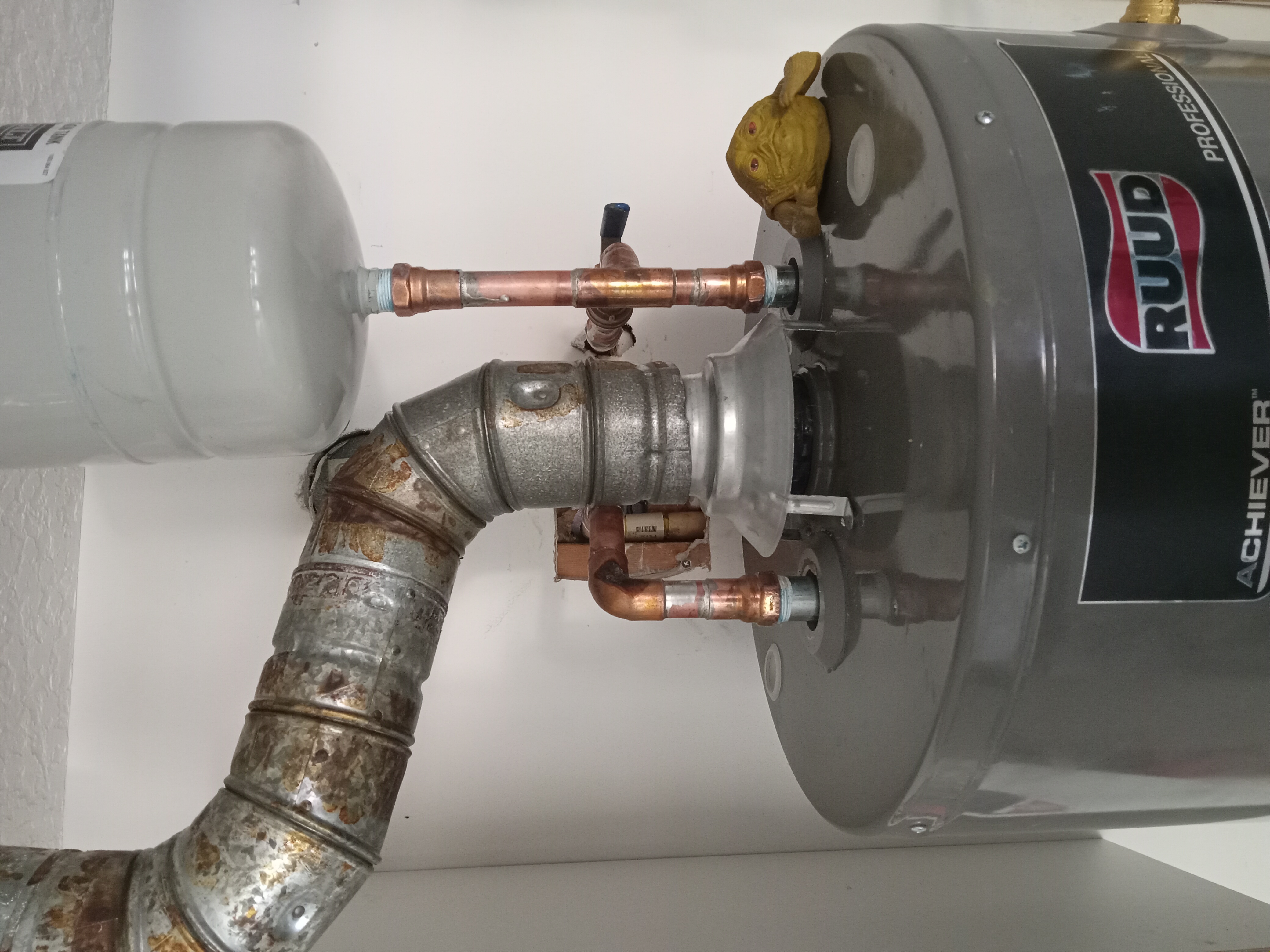 Gas Water Heater Installation.