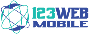 123 Web Mobile Logo