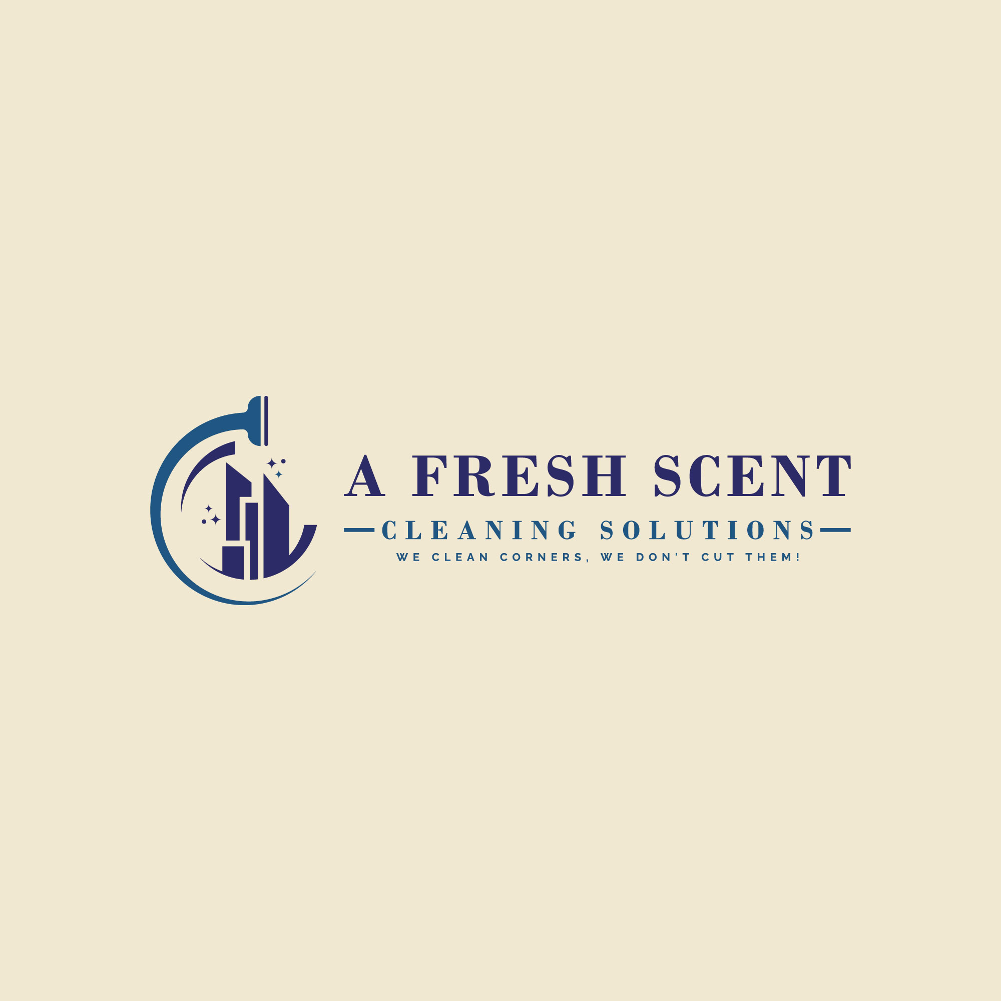 fresh scent cleaning solutions Logo