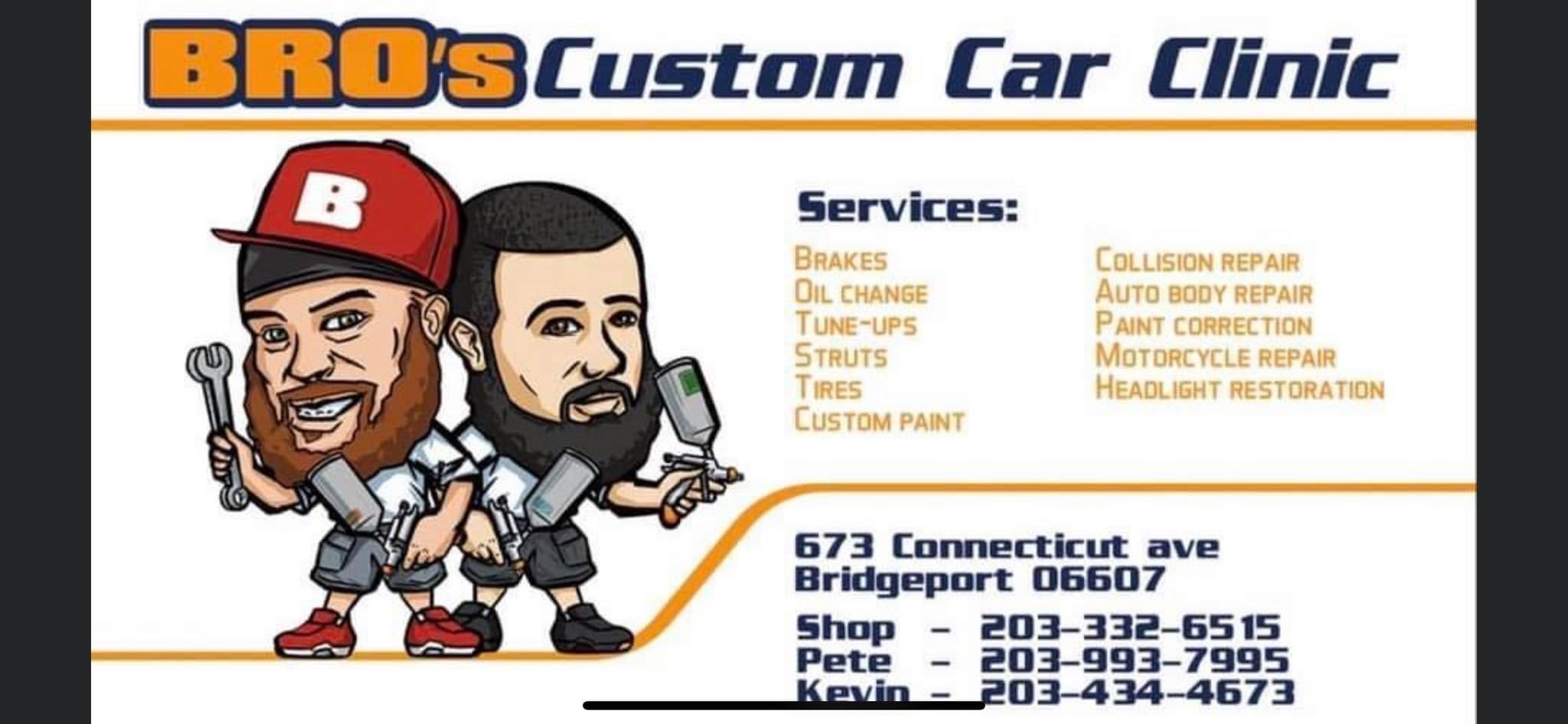 Bros Custom Car Clinic Logo