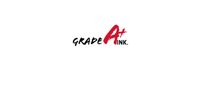 Grade A Ink Calligraphy Logo