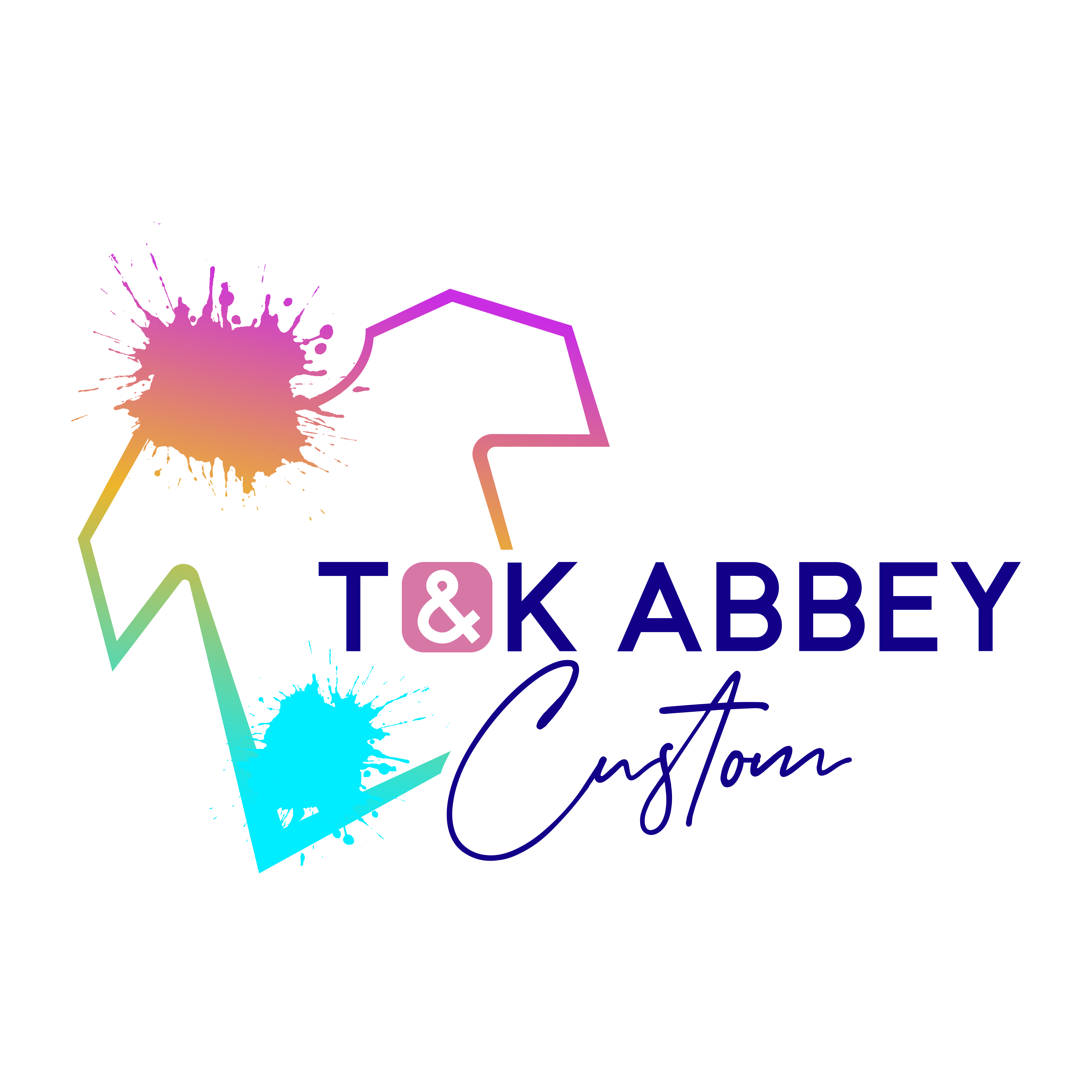 TK ABBEY CUSTOM TEES &amp; APPAREL Logo
