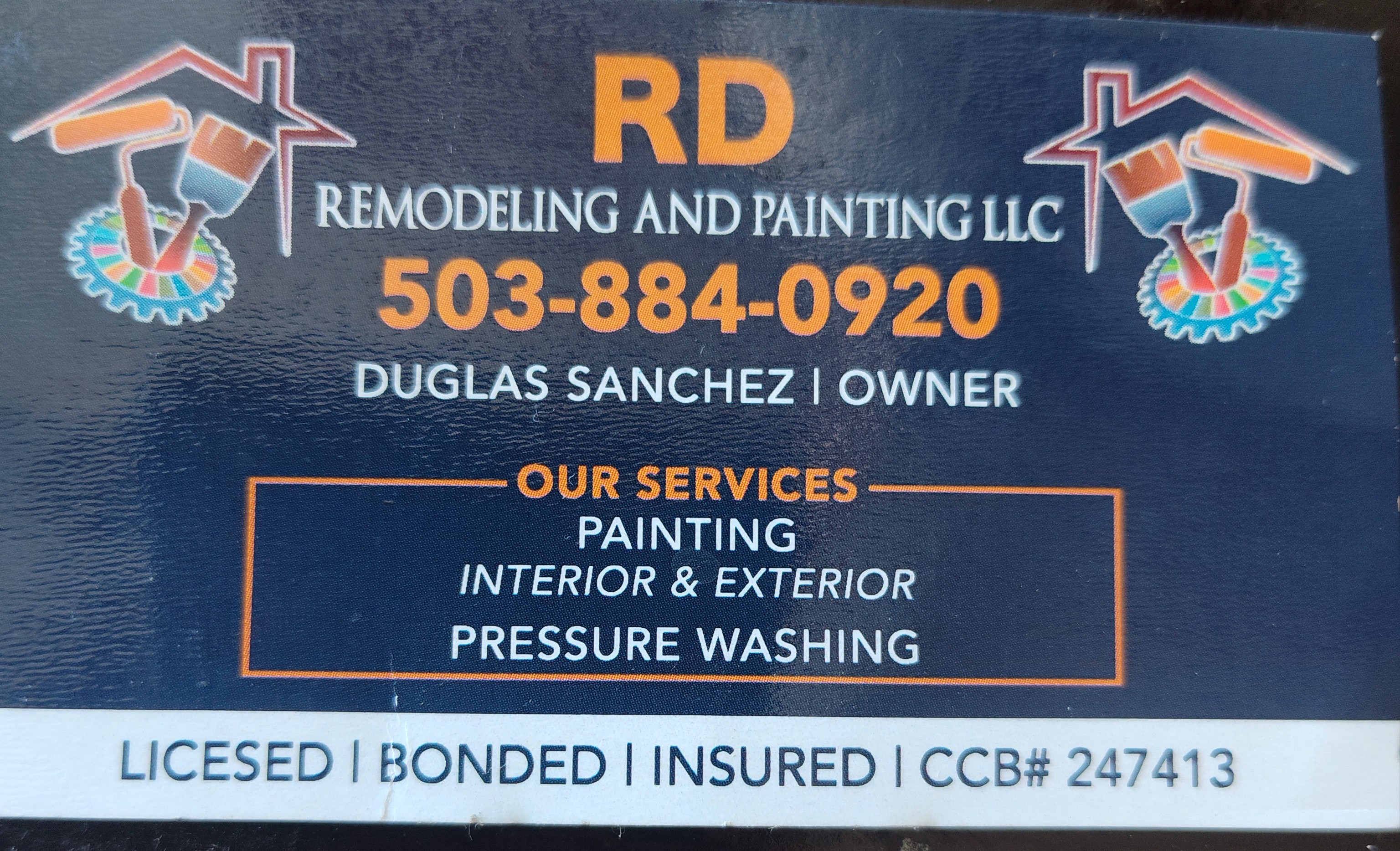 R.D Remodeling and Painting LLC Logo