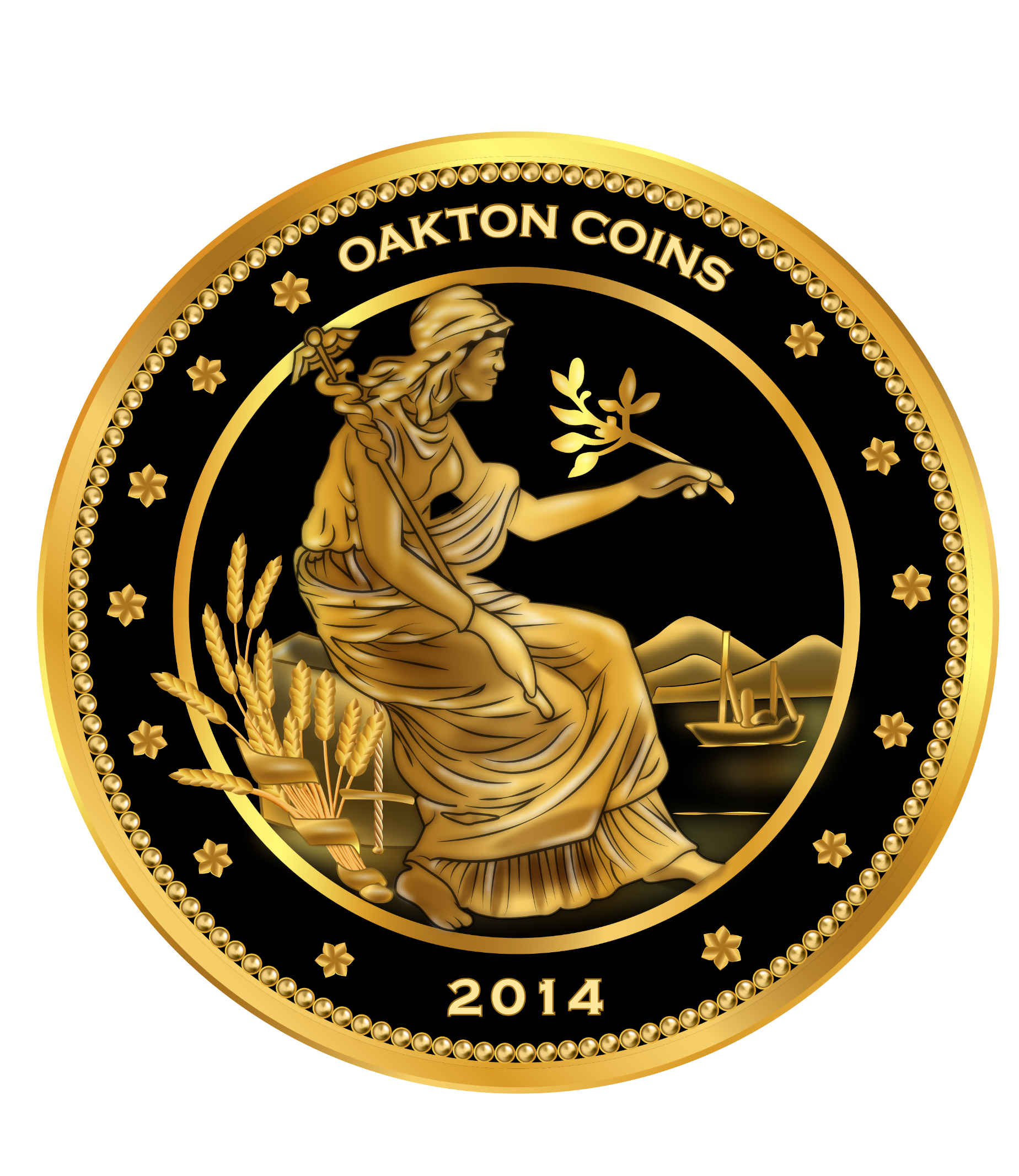Oakton Coins &amp; Collectibles Logo