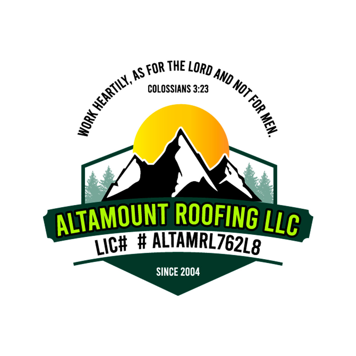 Altamount Roofing LLC Logo
