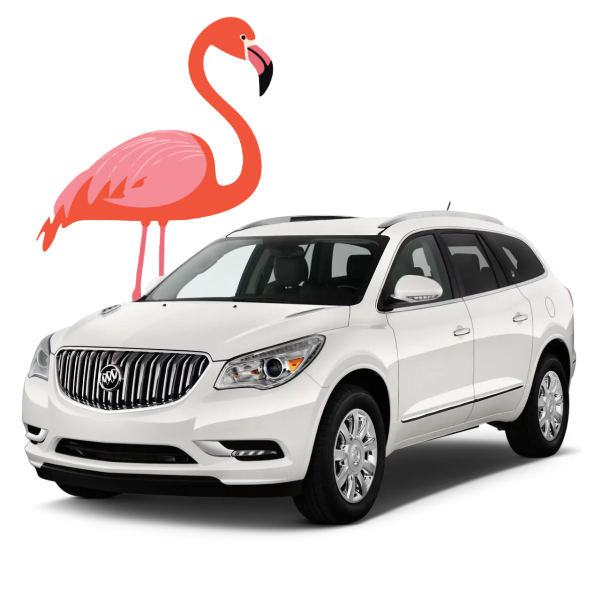 Flamingo Rides Icon