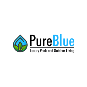 PureBlue Luxury Pools and Outdoor Living Logo