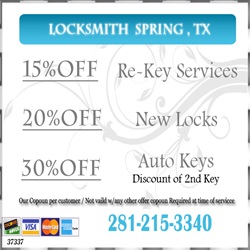 Key Locksmith Spring Logo