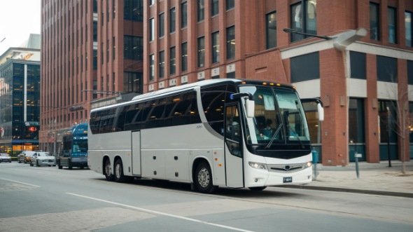 Charter Bus Rental Company Manhattan Image