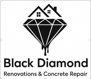 Black Diamond Renovations and Concrete Repair Logo