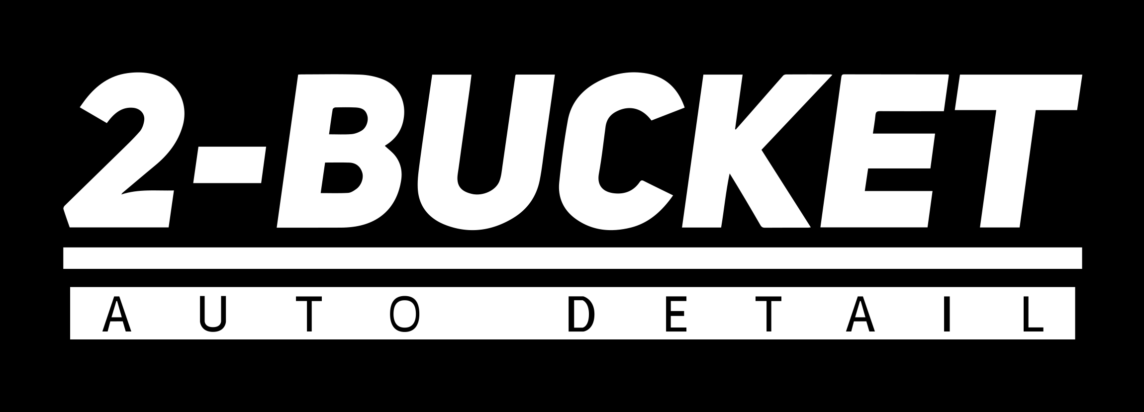 2-Bucket Auto Detail Logo