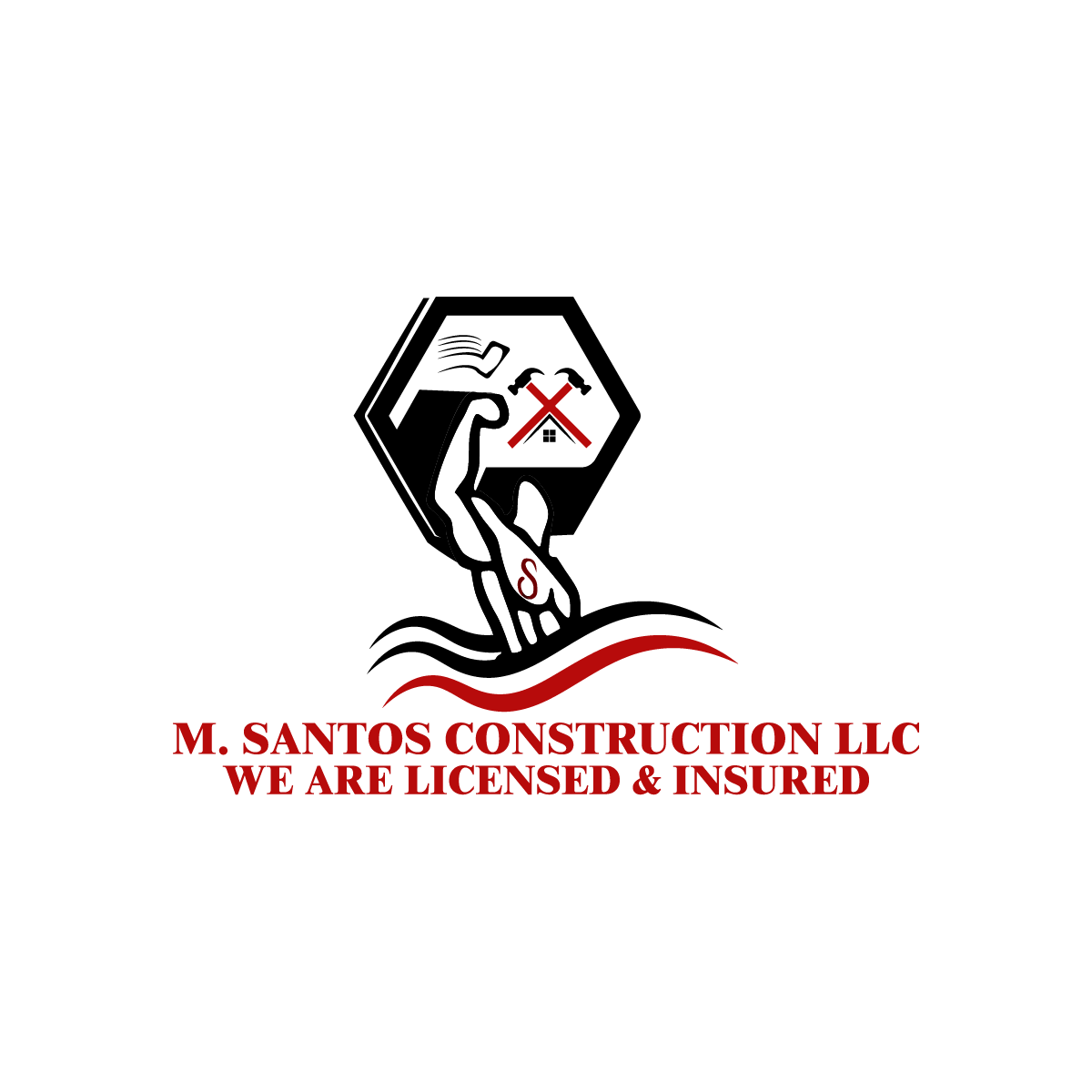 M. Santos construction LLC Logo