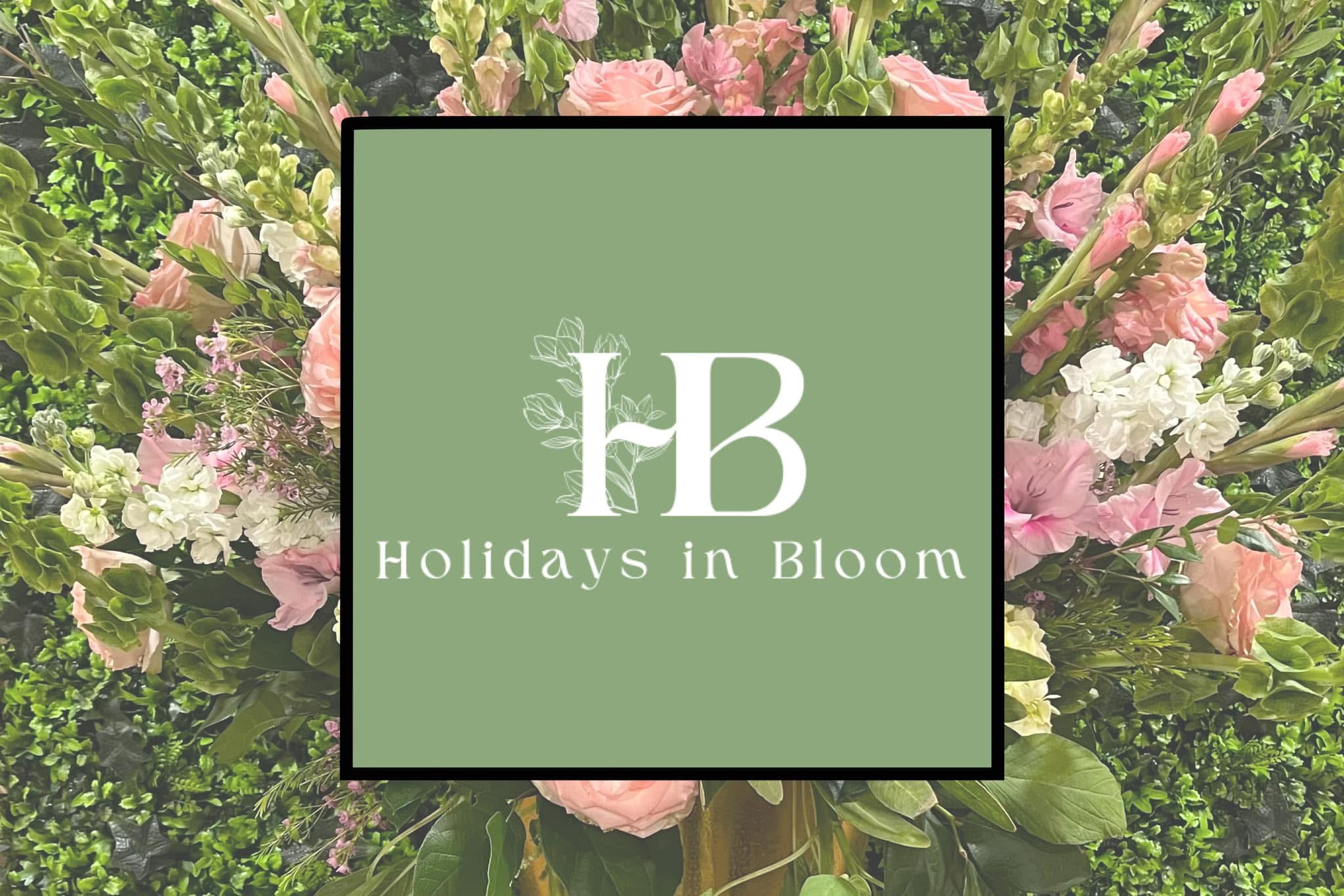 Holidays in bloom Logo