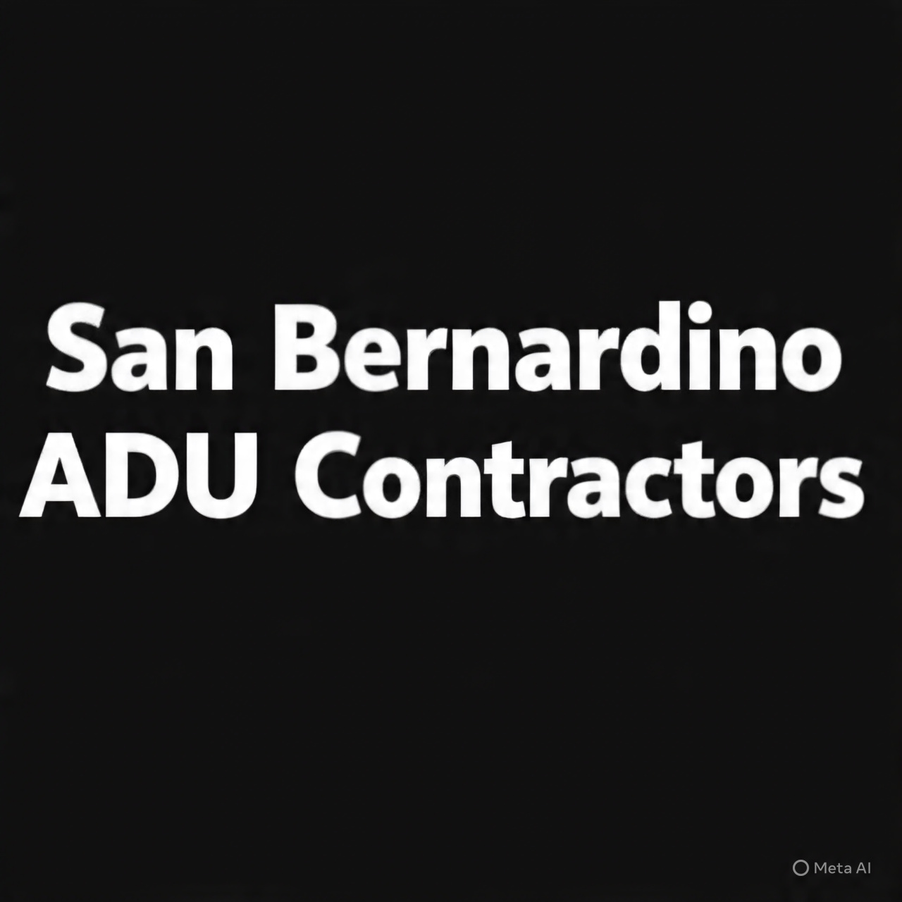 San Bernardino ADU Contractors Logo